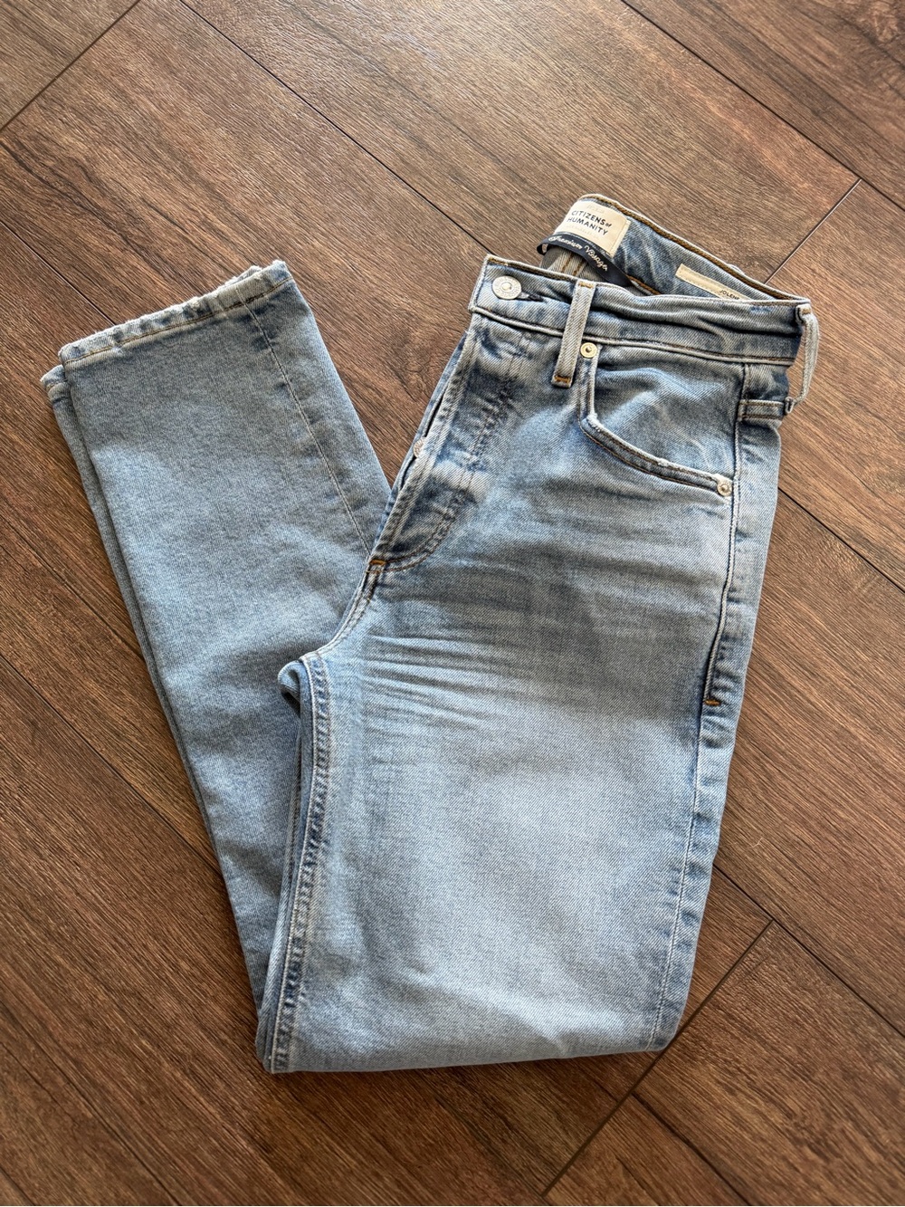 Citizens of Humanity Jolene High Rise Vintage Slim Jeans Light Wash Size 23